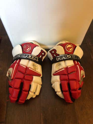 Rutgers Team Issued  Maverik M3 13" Lacrosse Gloves