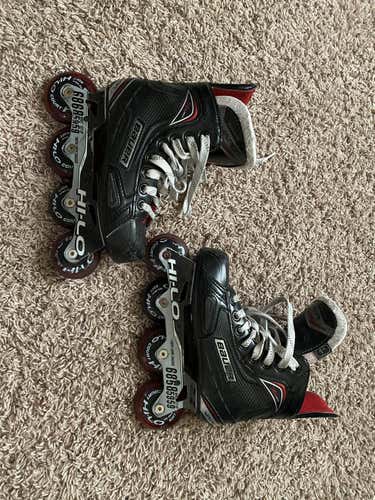 Used Junior Bauer Inline Skates Regular Width Size 1