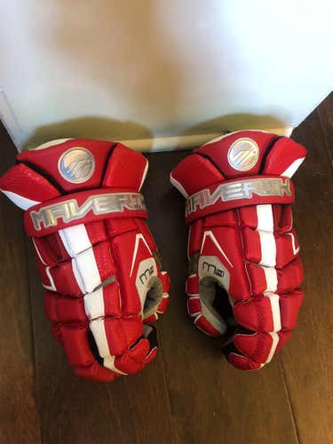 Rutgers #8 Maverik M4 13" Lacrosse Gloves