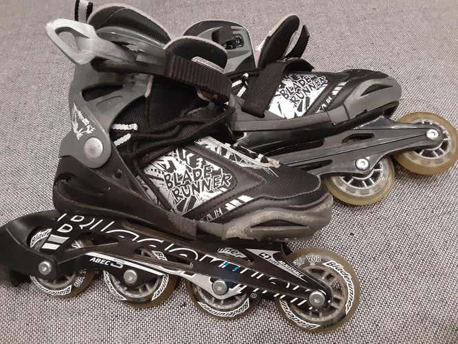 Used Junior Bladerunner Inline Skates Regular Width Size 1 to 4