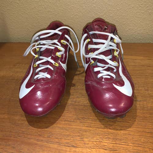 Maroon Nike Men's Size 11.5 (Women's 12.5) Cleats