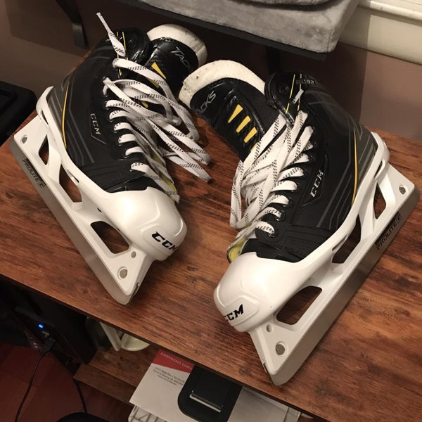 Senior CCM Tacks 6092 Regular Width Size 9.5 Hockey Goalie Skates
