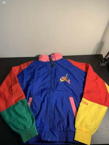 Nike Air Jordan Jumpman Classics Full-Zip Windbreaker Jacket CV7418-891 Sz XL
