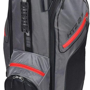 Hotz 2.5 Cart Bag Black Gray Red 14 Way