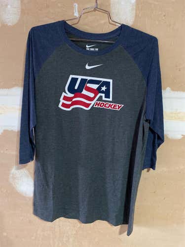 Gray Men's Large Nike Shirts