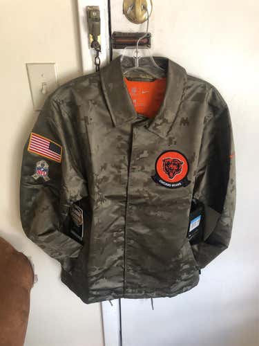 Chicago Bears Nike Men’s NFL Salute To Service Jacket M