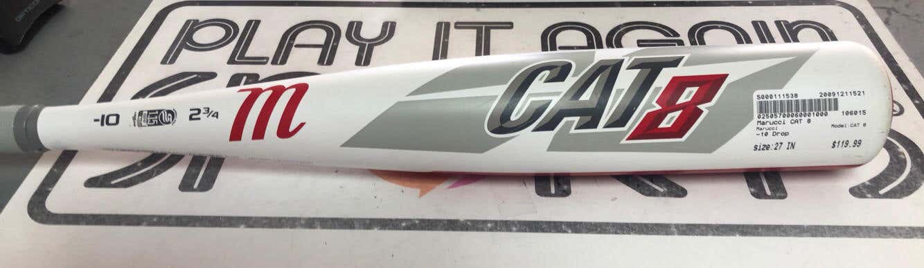 Marucci CAT 8 (-10) 27" 2 3/4" Barrel USSSA Certified Bat