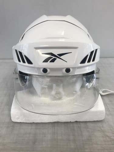 White New Large Reebok 8K Helmet Pro Stock