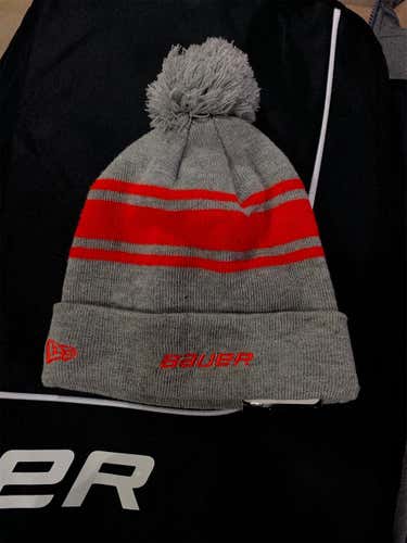 Gray Unisex One Size Fits All Bauer Hat