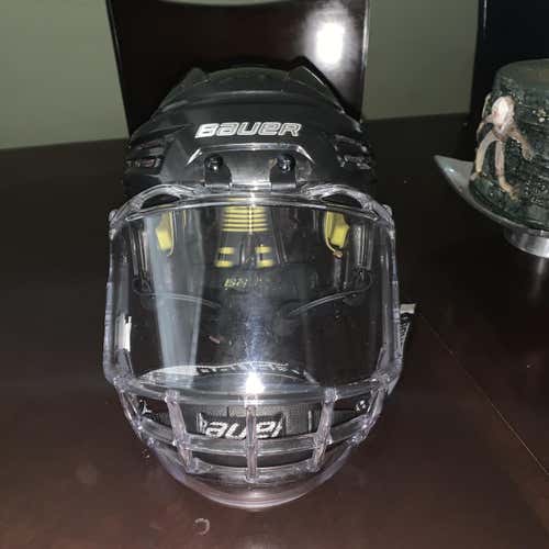Black Used Medium Bauer Re-Akt Helmet