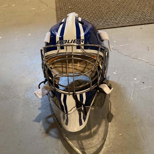 Blue Senior Bauer Goalie Mask