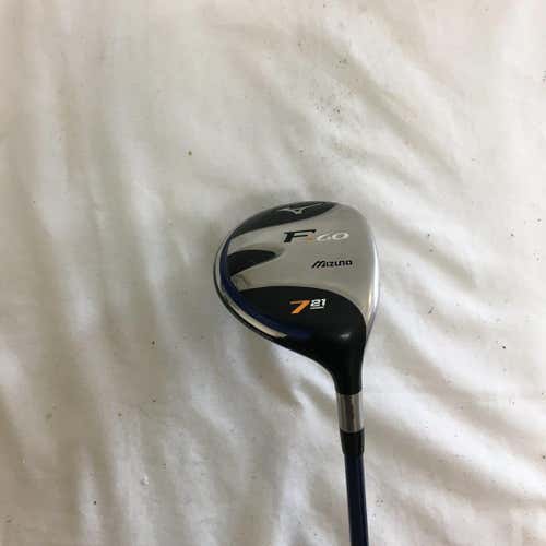 Used Mizuno F60 7 Wood Graphite Regular Golf Fairway Woods