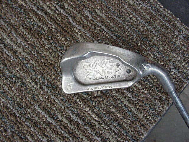38 IN PING ZING 2 BLACK DOT 6  IRON W PING JZ STIFF FLEX STEEL SHAFT GOLF CLUB
