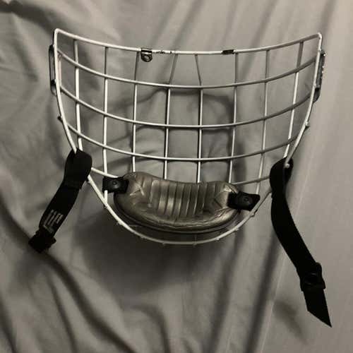 Black Used Large Bauer Helmet