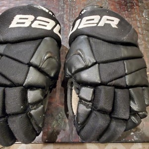 Black Used Junior Bauer Vapor X7.0 Gloves 11"