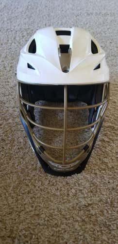 White with Gold face Used Adult Cascade S Helmet