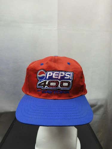 Vintage 1998 Pepsi 400 Light Up Snapback Hat NASCAR