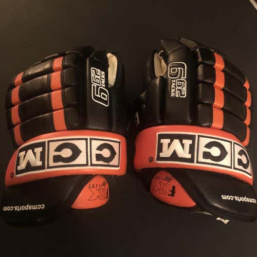 Black Senior CCM 13" Pro Stock Gloves