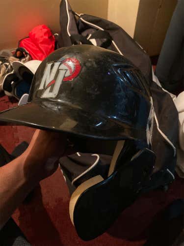 Black Used 7 3/4 Rawlings Batting Helmet