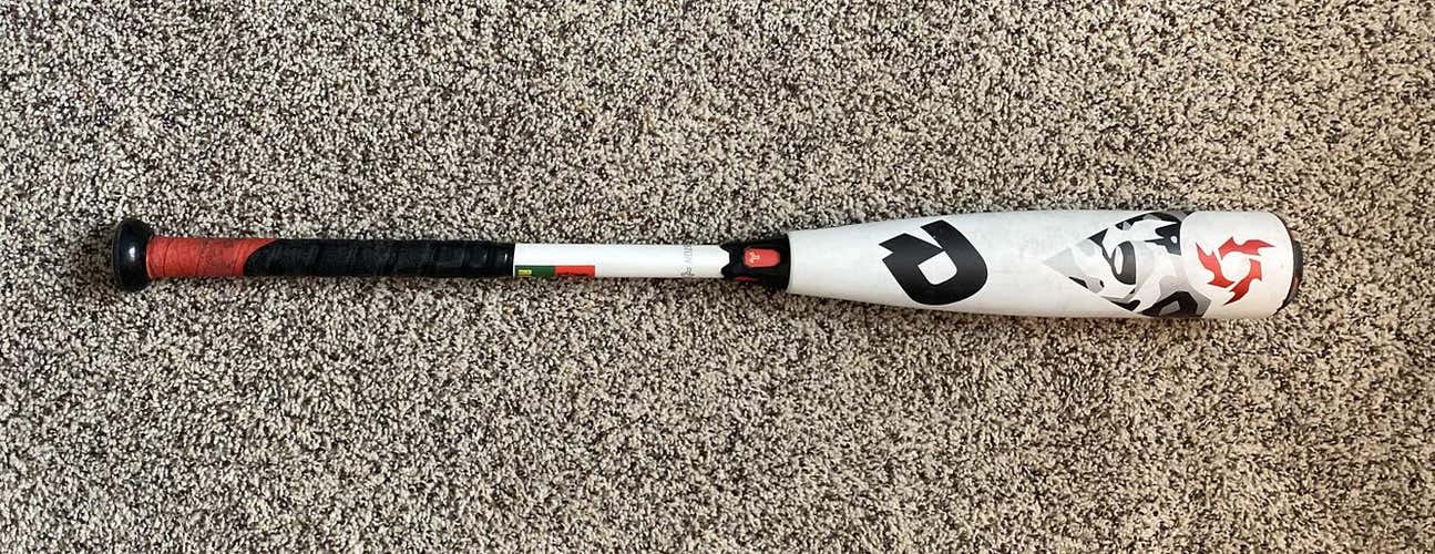 Used Kid Pitch (9YO-13YO) USSSA Certified 2020 DeMarini Hybrid Voodoo Bat (-10) 19 oz 29"
