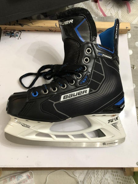 Used Senior Bauer Nexus N7000 Hockey Skates Extra Wide Width Size 6.5