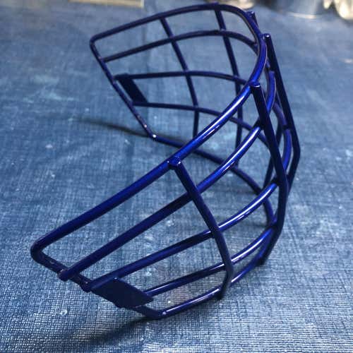 Bauer NME straight bar goalie cage blue