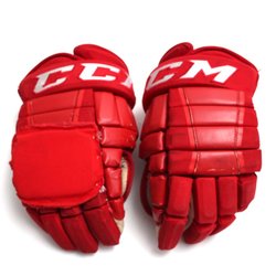 CCM HG98 15" Pro Stock Gloves Red