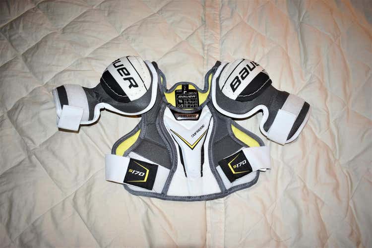 Bauer Supreme S170 Hockey Shoulder Pads, Youth Large