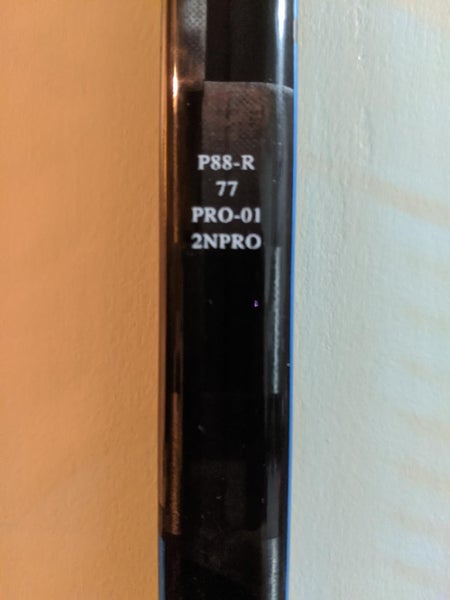 Bauer NEXUS 2N Pro Hockey Stick Righty P88 77 flex Senior D1 Pro Stock