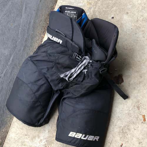 Black Senior Large Bauer Nexus 800 Pro Stock Hockey Pants
