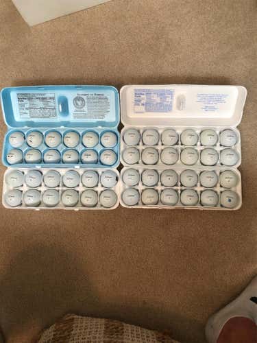 4 Dozen Used Titleist v1, Prov1x Balls