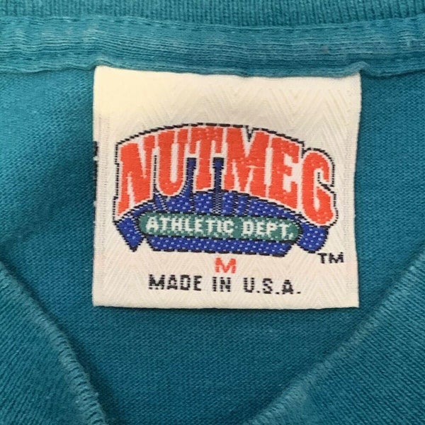 MIAMI DOLPHINS VINTAGE 90s NUTMEG NFL FOOTBALL V NECK SWEATSHIRT XL