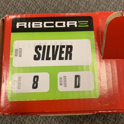 Senior CCM RibCor SILVER Regular Width  Size 8 Hockey Skates