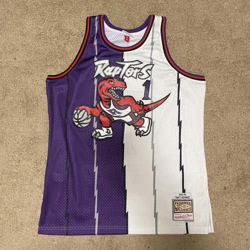 Tracy McGrady Color Split Raptors Jersey (1998-1999)