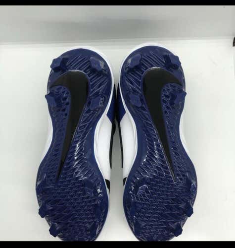 Nike Men’s Alpha Huarache Blue/White Cleats