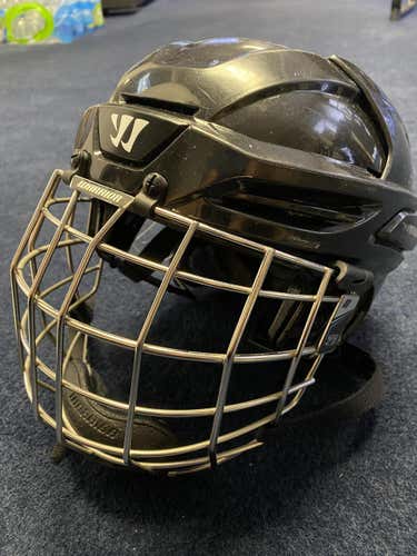 Black Used Medium Warrior Krown LTE Helmet with Cage