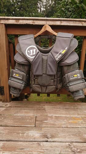 Used Senior Medium Warrior Ritual G2 PRO Goalie Chest Protector Pro Stock