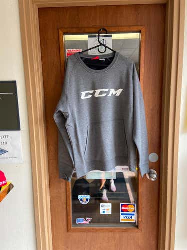 Gray XXL CCM Crewneck
