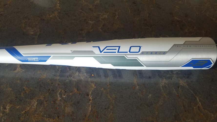 Used High School/College BBCOR Certified 2018 Rawlings Alloy Velo Hybrid Bat (-3) 28 oz 31"