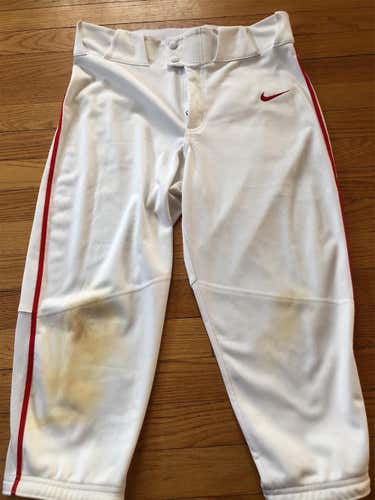 White Men's Small Nike Pants