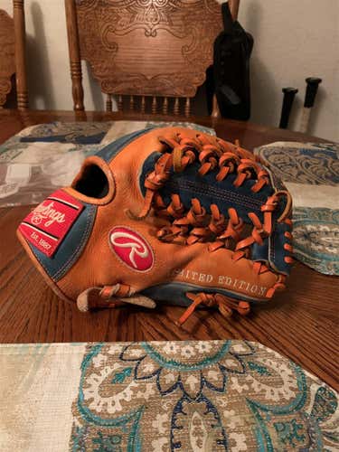 Orange  Infield Heart of the Hide 11.5" Baseball Glove