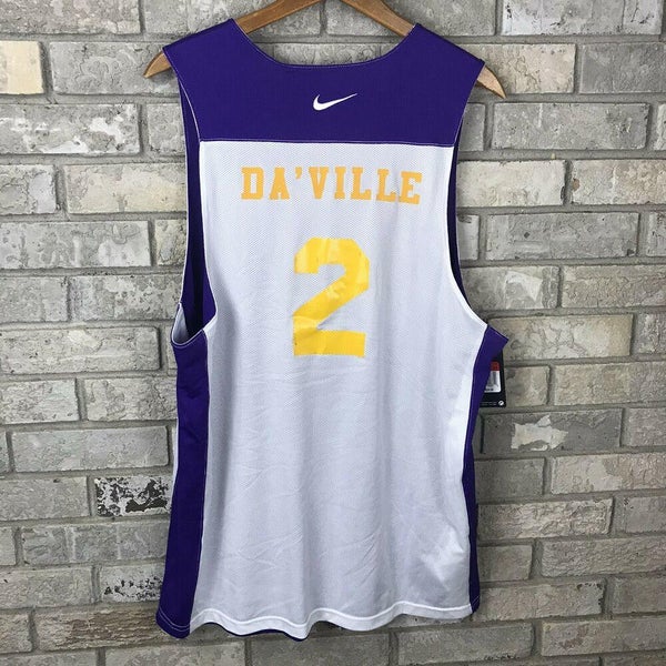 LSU Tigers Jersey Adult Large White Basketball Nike