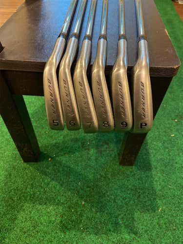 Men's Left Hand Tour Burner Stiff Flex Steel Shaft Iron Set