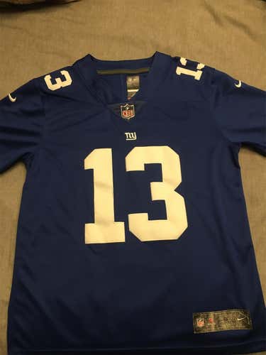 Youth Large New York Giants Blue Odell Beckham Jr Jersey