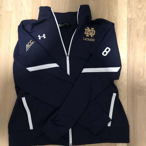 #8 Notre Dame Lacrosse Track Jacket
