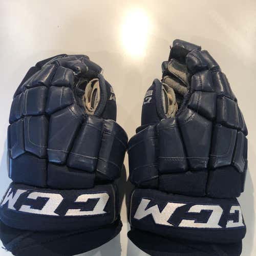Blue Senior CCM HG40 13" Pro Stock Gloves G1