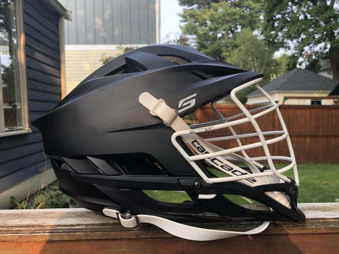 New Matte Black Cascade S Helmet