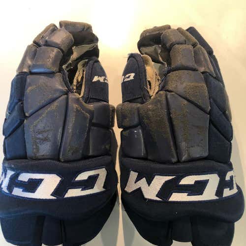 Blue Senior CCM HG42 14" Pro Stock Gloves G2