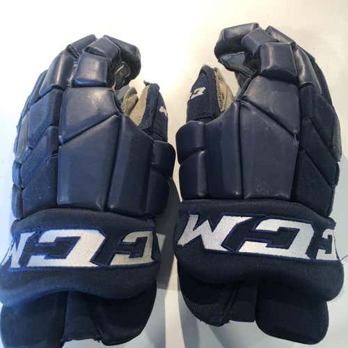 Blue Senior CCM HG42 14" Pro Stock Gloves G5