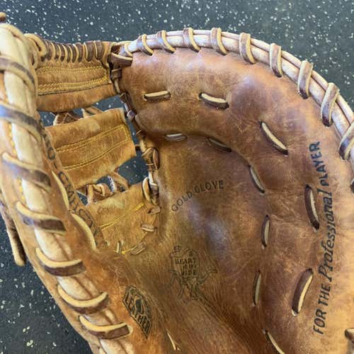 Orange Used First Base Heart of the Hide  Baseball Glove